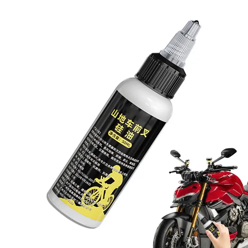 

Lubricant Oil For Cycle Grease Oil Silicone 50ml Forks Lubricant Oil Multi-Purpose Maintenance Oil Long-Lasting Anti-Rust Motorc