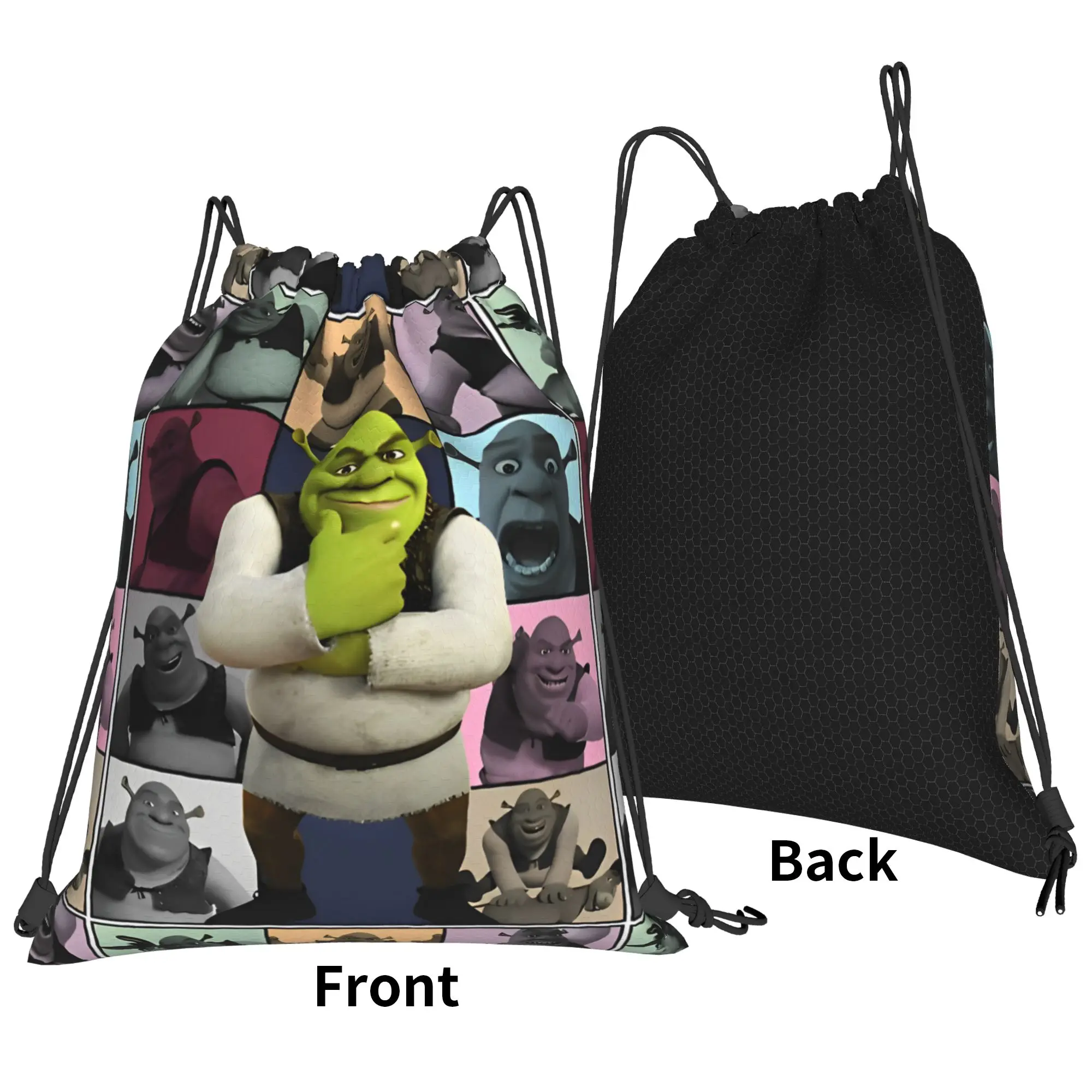 Shreks The Eras Tour Funny Bag Drawstring Backpack Sports Gym Sackpack Water Resistant  String Bags for Yoga 36cm (W) x 43cm (H)