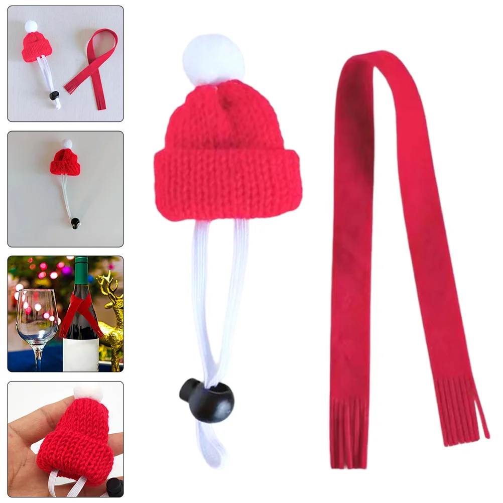 

1 set Pet Knitted Hat Small Size For Hamster Guinea Pig Kitten Adjustable Reusable Party Photo Prop Costume Supply Small Pet