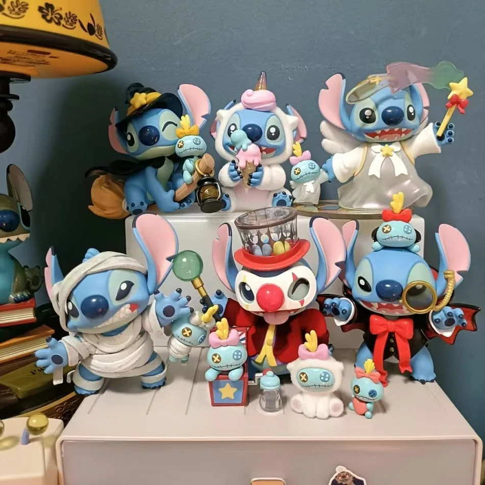 Stitch's Bizarre Diary 2,0 caja ciega hecha a mano mago pequeño ángel vampiro periférico muñeca extraña adorno de coche regalo de Festival