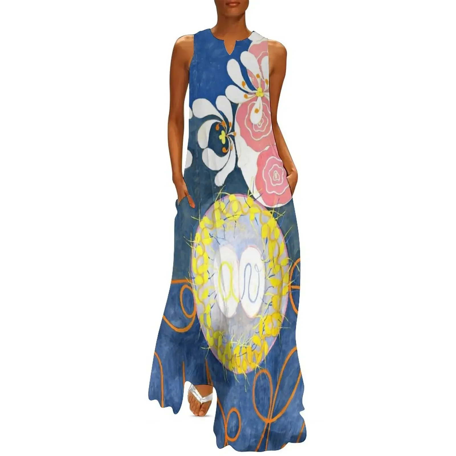 

Hilma af Klint The Ten Largest, No. 01, Childhood, Group IV Long Dress Summer skirt elegant dress Dress