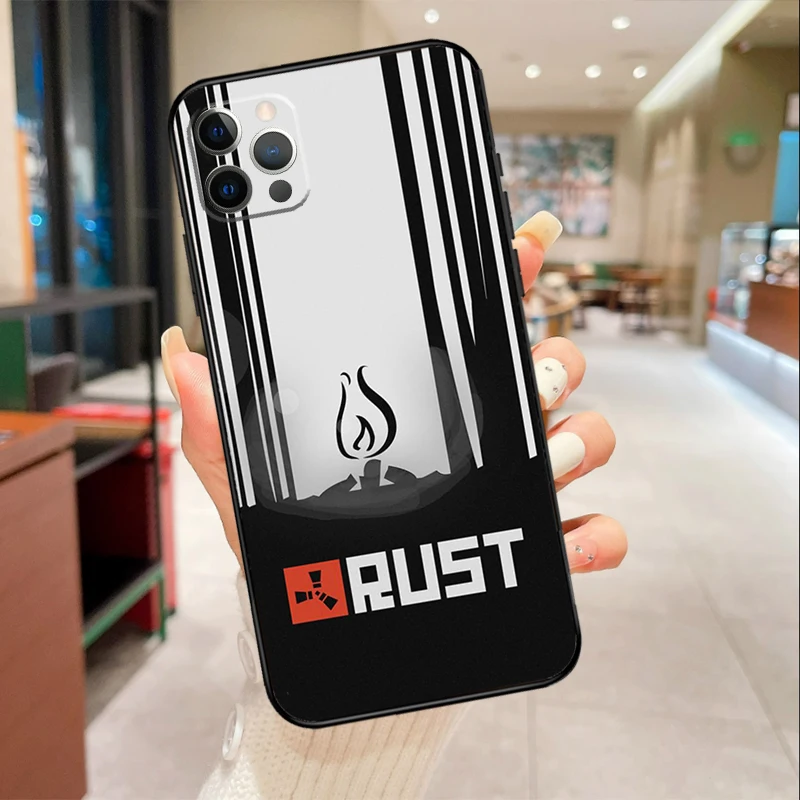 RUST Game Phone Case For iPhone 16 15 13 11 12 14 Pro Max Mini XR X XS Max 6S Plus Cover