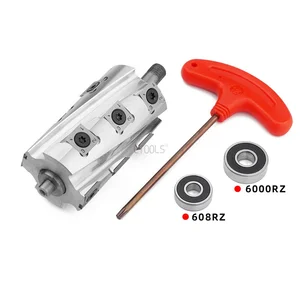 مصفية النجارة الكهربائية المحمولة باليد ، قاطع حلزوني من الألومنيوم ، عمود سكين ، FF-82x1Planer أفضل 6 مبيعات مغزل المسوي - رقم 1