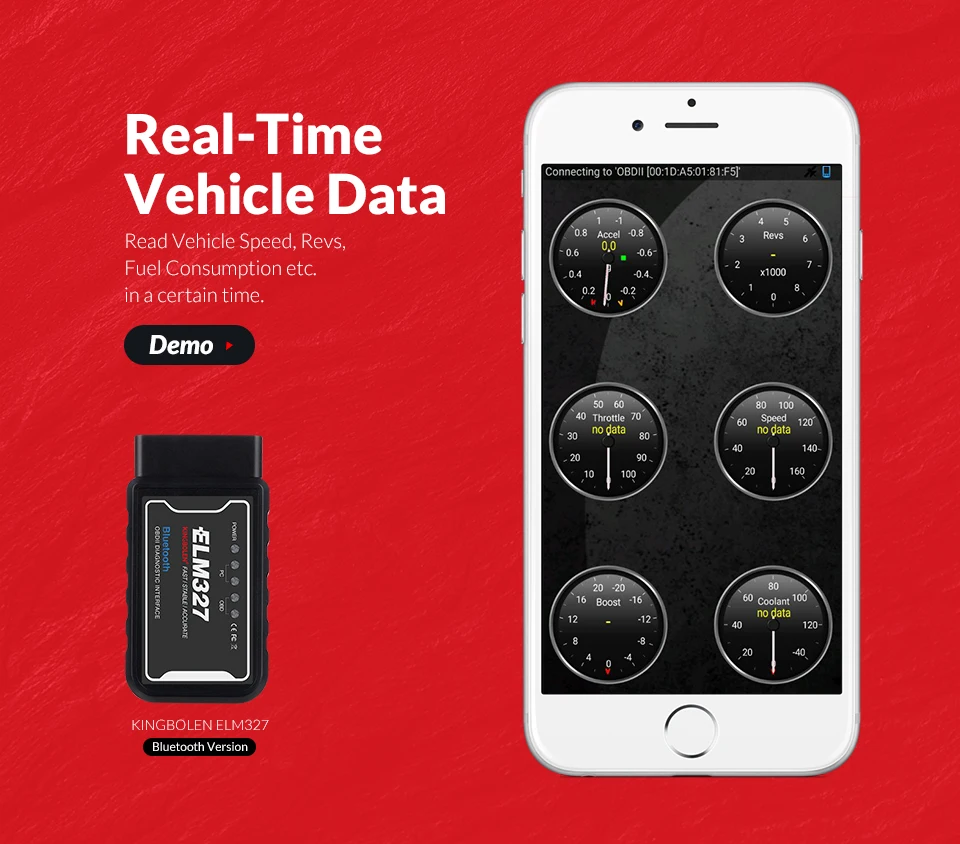 KINGBOLEN ELM327 بلوتوث V1.5 PIC18F25K80 رقاقة Obd2 الماسح الضوئي رمز القارئ أداة تشخيص السيارة المسح التلقائي لنظام أندرويد ويندوز
