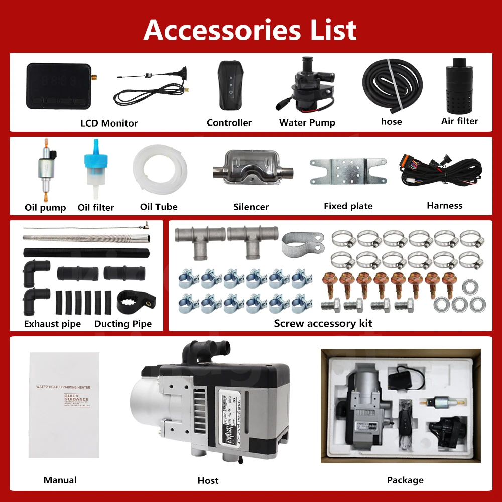 12v 5KW telefon GSM kontroler samochodu Motherhome Rv benzyna Diesel chłodziwa bojler podobne Eberspacher Webasto Thermo Top