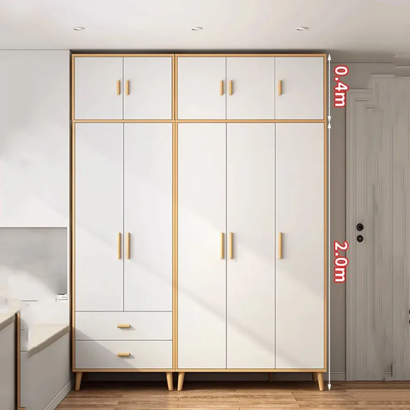 Modern Storage Wardrobe New Space Saving Wooden Multifunction Wardrobe Bedroom Organizer Closet De Madera De Ropa Room Furniture