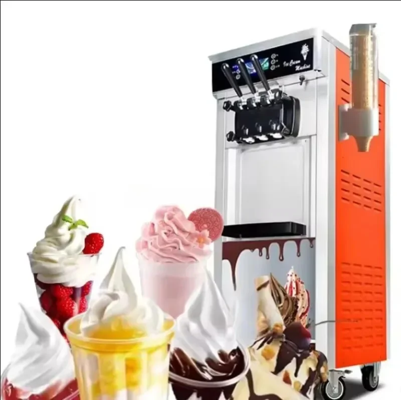 Popular commercial ice cream machines/ice cream making machines/ice cream processing machines specialized for setting up stalls