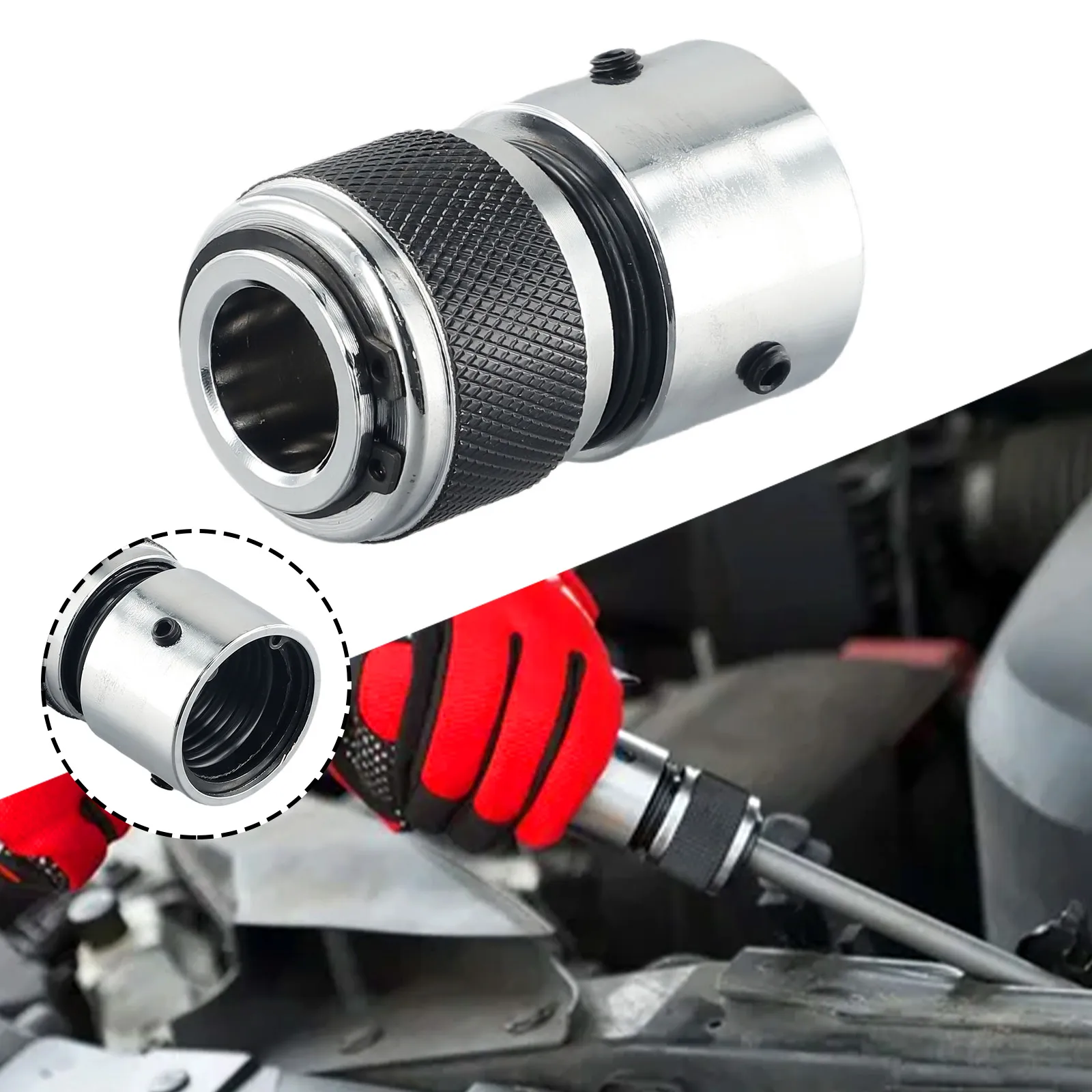 Upgrade Your Tools with Spring Free Quick Connect Chuck for Pneumatic Hammer Cutting  Long Lasting Performance