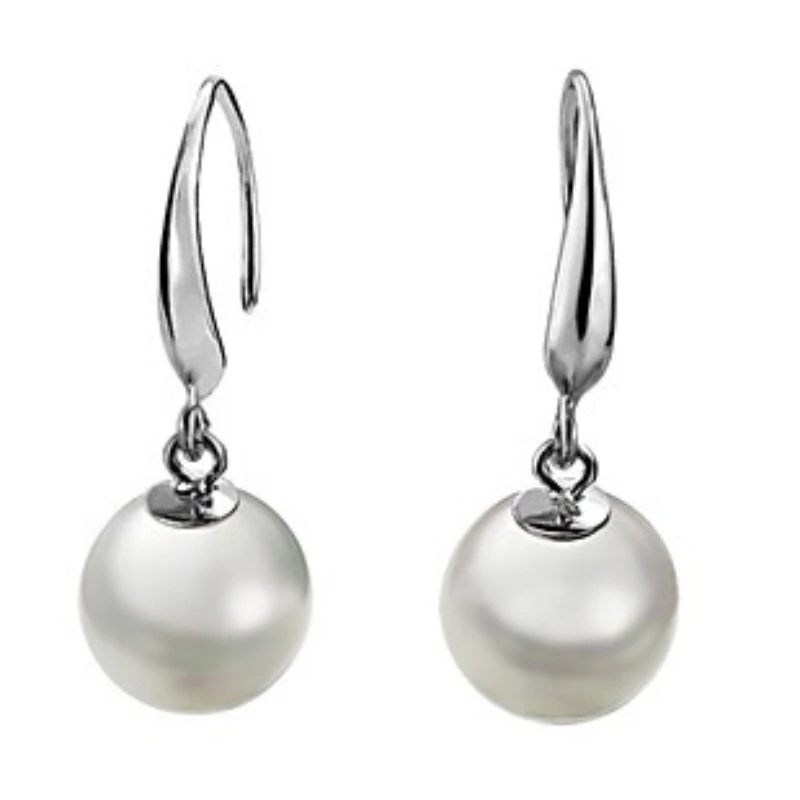 أقراط لؤلؤ من الفضة الإسترليني عيار 925، عصرية وبسيطة ورائعة، تصميم أنيق، هدية فاخرة، إكسسوار أنيق للنساء