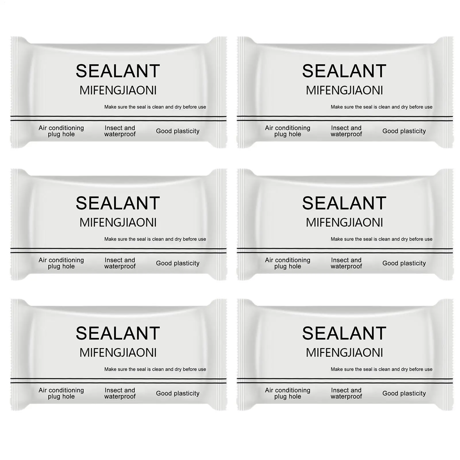 Repair Sealing Clay,Home Waterproof Sealant for Drain Connection Air Conditioning Hole,Quick Mending Mud for Wall Hole
