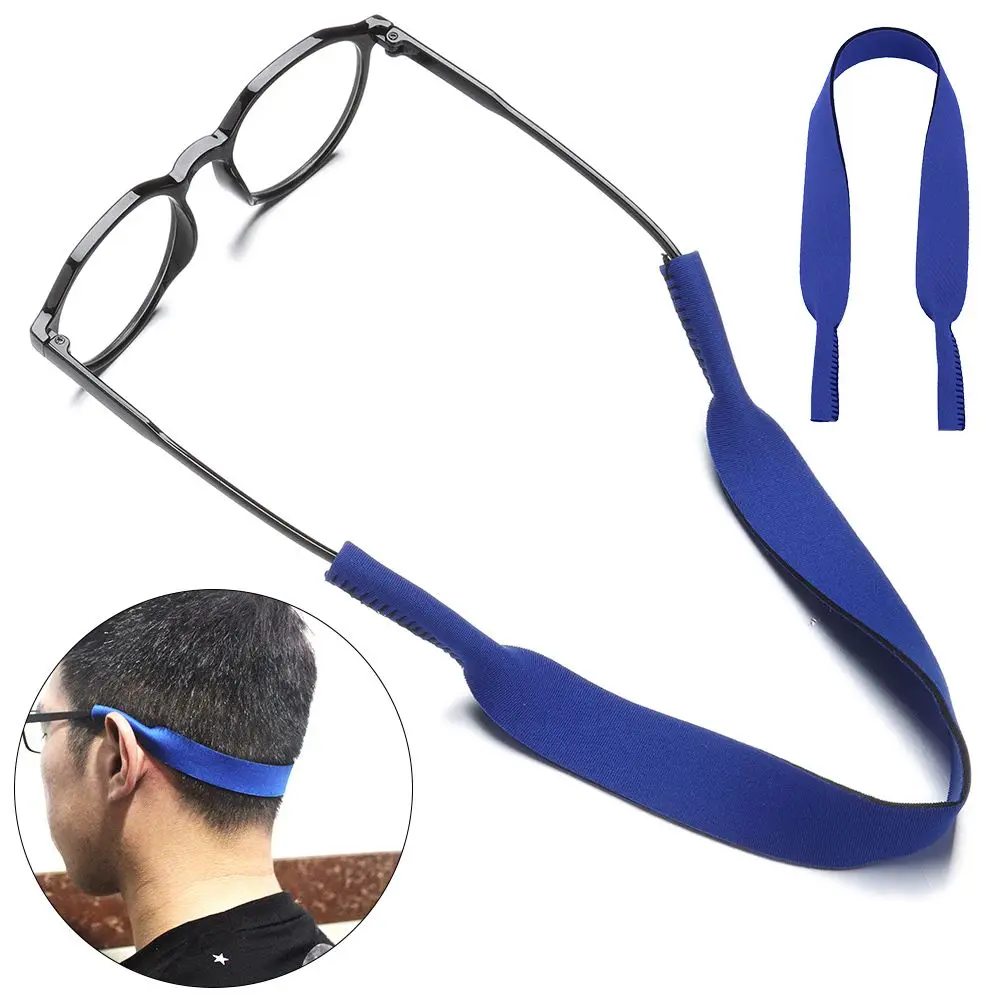 1pc Adjustable Neoprene Eyewear Lanyard Colorful Sports Glasses Cord Holder Floating Eyewear Straps Safety Glasses Retainers