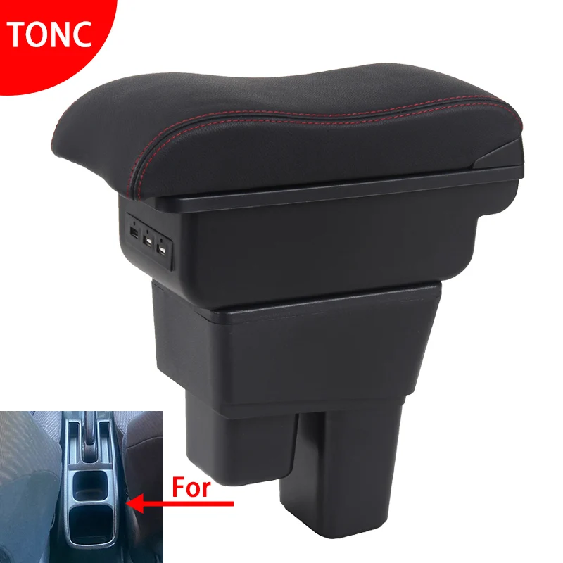 For Honda Fit Armrest For Honda Fit Jazz 2 Car Armrest Box 2008 2009 2010 2011 2012 2013 Arm Storage Box car Accessories