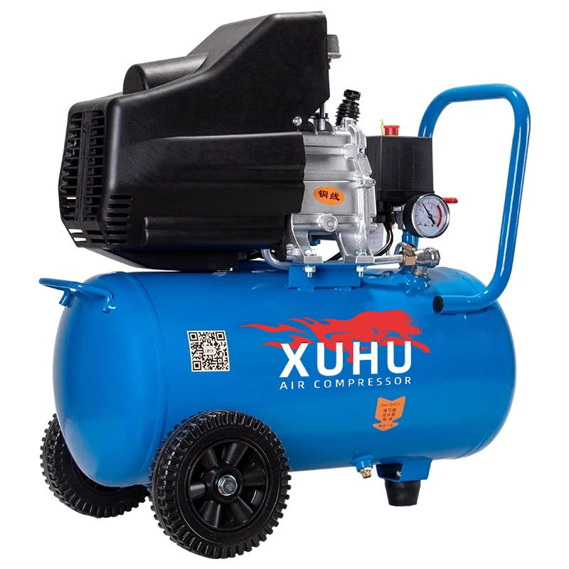 Various Mini Direct-Driven Air Compressors Portable Piston Industrial Equipments With Engine Factory Manufactured