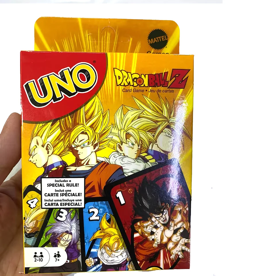 UNO NO MERCY Matching Card Game Minecraft Dragon Ball Z Multiplayer Family Party Boardgame Funny Friends Entertainment Poker