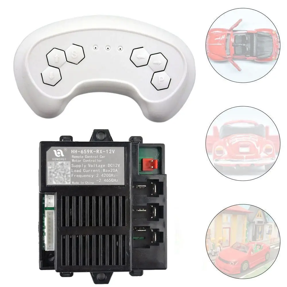RC Accessories Children's Electric Car Receiver HH-659K-RX-12V 2.4G Bluetooth Remote Control Smooth Start Controller