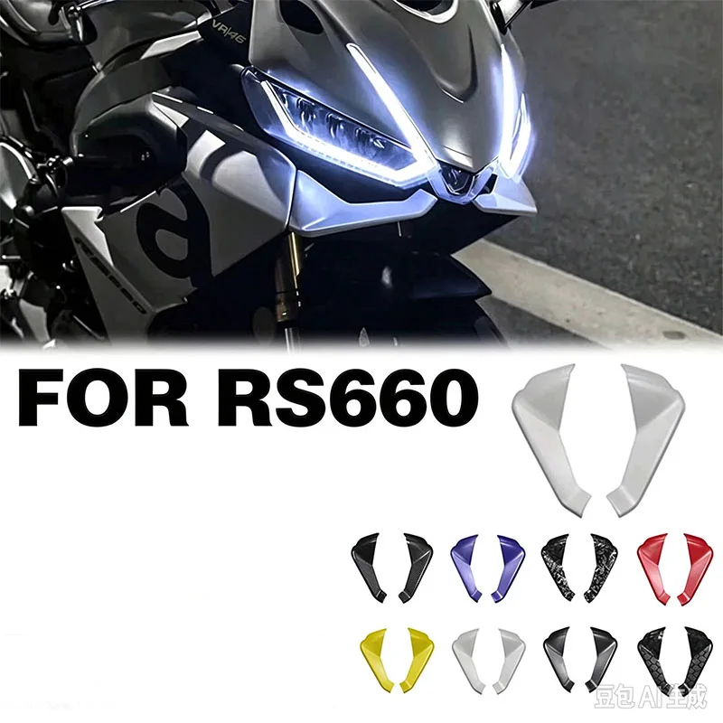 Front Lip Wind Wing Cover For Aprilia RS 660 Cone Aerodynamics Fairing Winglets 2021-2024 Motorcycle Accessories