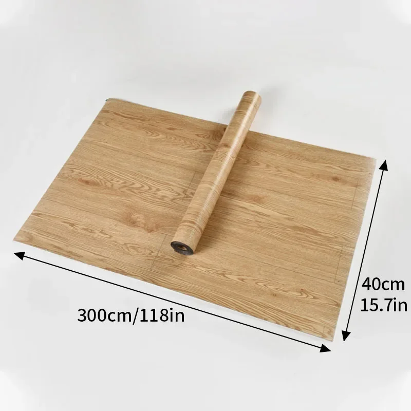 3D Wood Grain Peel And Stick Thick Floor Tiles, SXP Wallpaper, Waterproof Vinyl Wood Flooring, mould proof