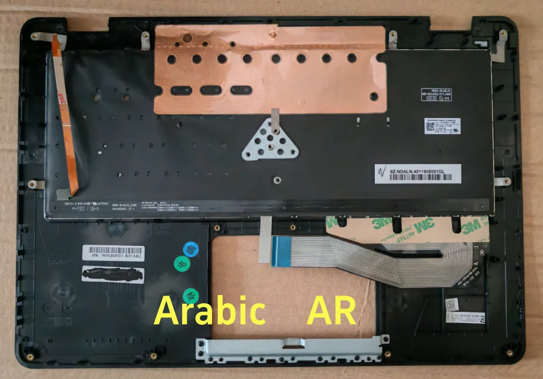 New Arabic Laptop Keyboard for Asus TP410U TP461U TP401 J401M TP401C/NA/UF/UR Backlight