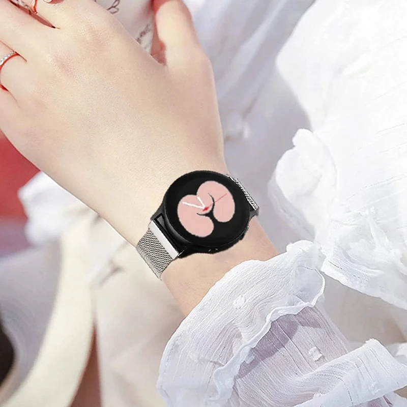 22mm 20mm Magnetisches Armband für Samsung Galaxy Watch 5-pro-7-6-5-4 40mm 44mm Milanaise-Schlaufe für Huawei GT 5-4-3-2-2e-2pro Armband