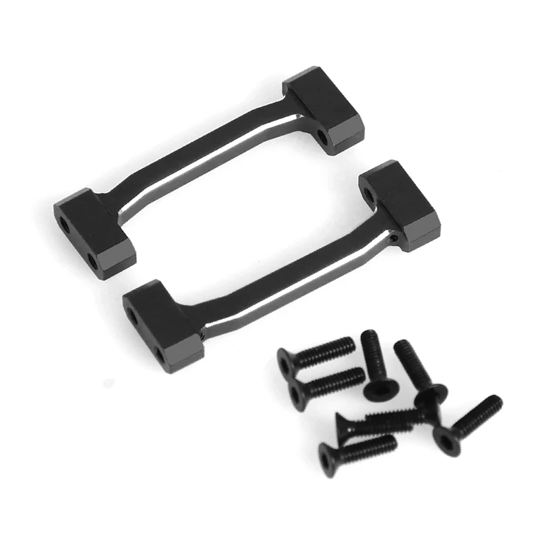 RC Car Upgrade Shock Absorber Bracket Reinforcement Seat Kit for LOSI 1/18 Mini LMT 4X4 Brushed Monster Truck Black