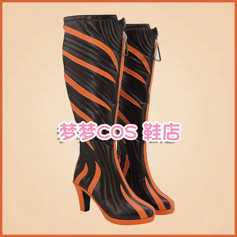 Apex Legends Loba Cosplay Shoes Custom Costume Long Boots