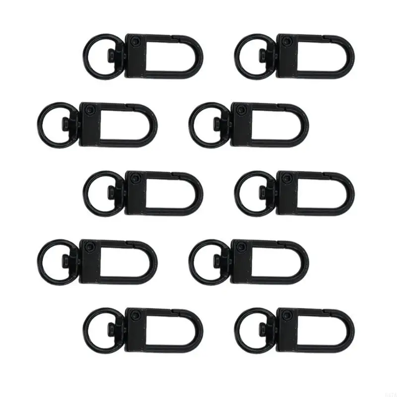 

10 Pcs Metal Lobster Claw Clasp Keychain Clips for Keychain Bag Making 547A