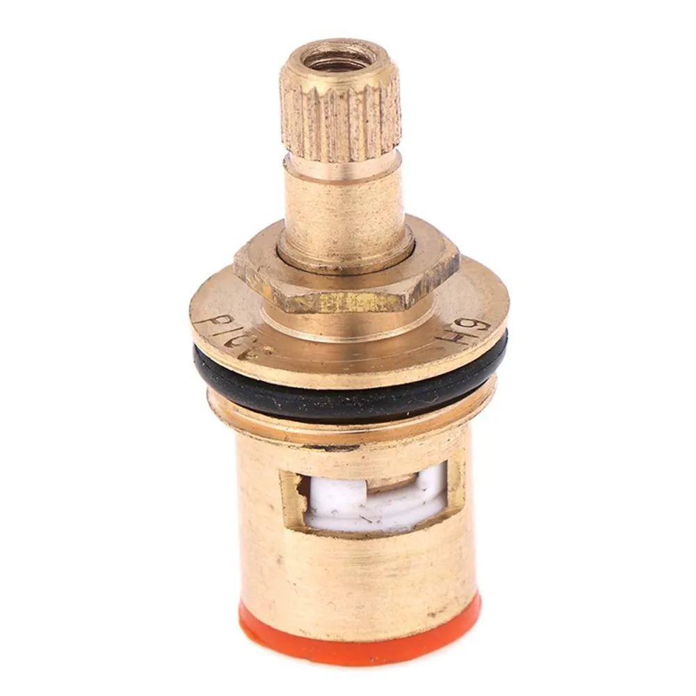 

1/2inch 20 Teeth Ceramic Tap Cartridge Disc Quarter Turn Valve Faucet Cartridges For BSP 1/2" Thread Rubber O-ring The Bottom