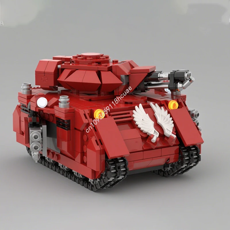 

737pcs MOC Baal Pattern Predator Tank Dark Future Universe Modular Buildings Blocks DIY Education Assemble Christmas Gift