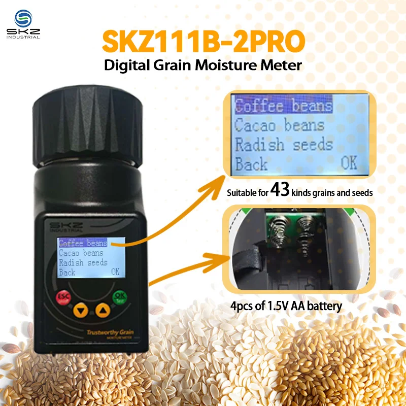 High-precision Grain Moisture Tester Polish Edition Design Free Software Upgrade Calibration Adjustment Adapted to