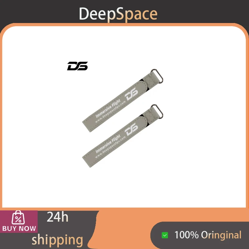 DeepSpace RC Battery Strap, Crash Resistant Durable Hook & Loop Tie for FPV Quadcopter Battery Fixing