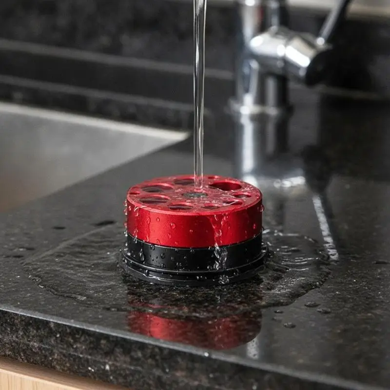 Red Dust Extractor Attachment for Impact Drills Mess-free Dust Debris Removal Tool for Electrician Carpenter Drilling Work