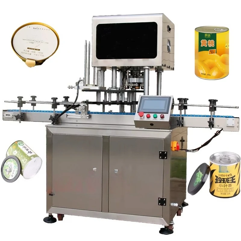 Hot Sale CE Automatic Tuna Fish Tin Can Sealing Machine Aluminum Bowl Sealer Beer Can Sealer Canning Machine