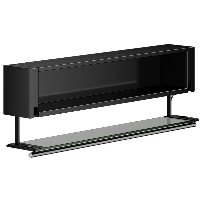 Kitchen seasoning rack, non-punching wall-mounted hanging cabinet, condiment box below wall storage cabinet, pull basket