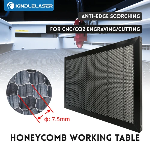 Máquina de grabado láser, herramienta de corte de velocidad rápida, mesa de trabajo de panal para tallado, 7,5mm, para máquina cortadora de Co2, grabador láser
