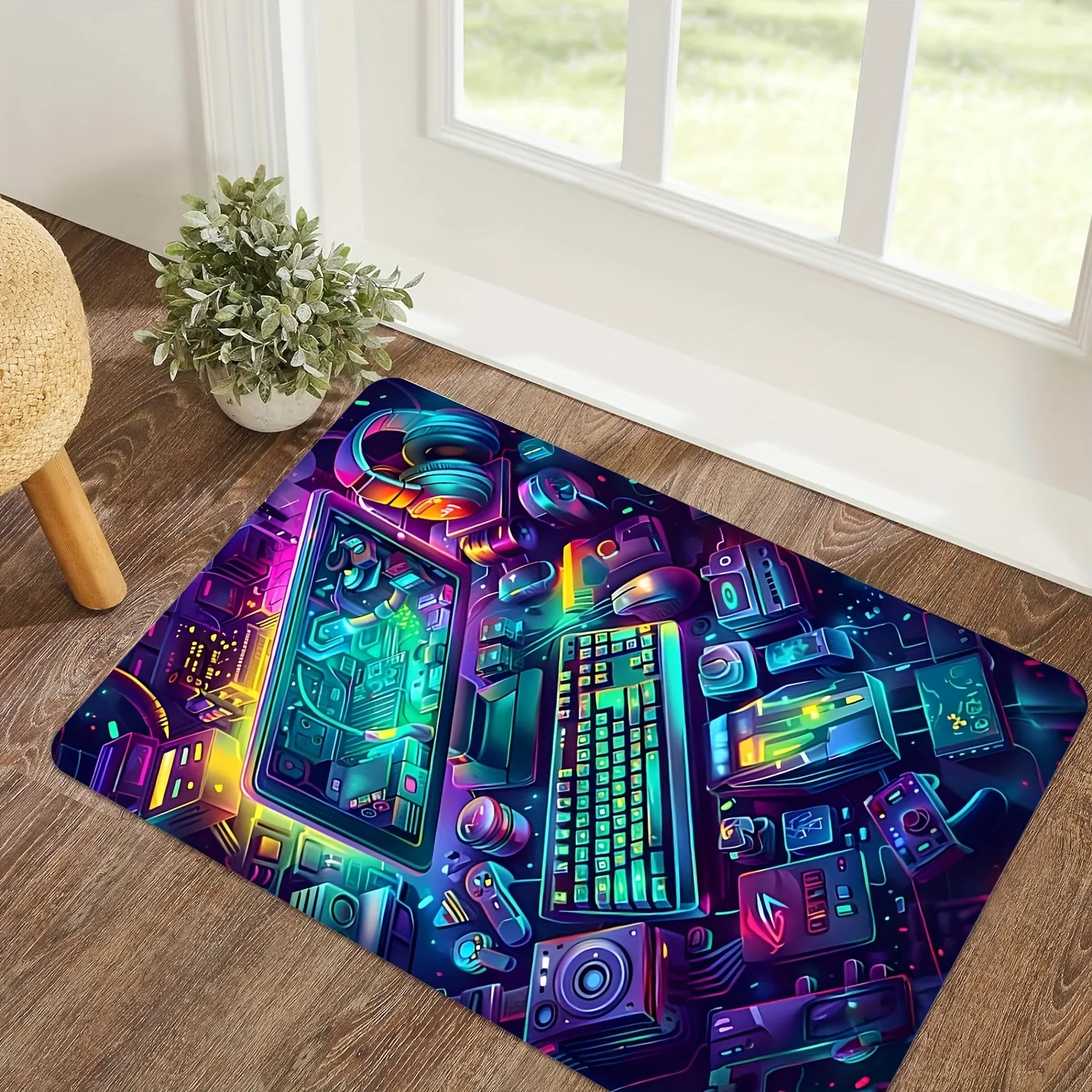 Tapete de Jogo Cyberpunk em Fl - Esports Gaming Room avaliação e preço