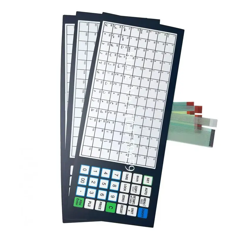 

5pcs/lot Brand New RLS1000C Keyboard for Rongta RLS1000A RLS1100 Label Scale Keypad English Arabic Languge