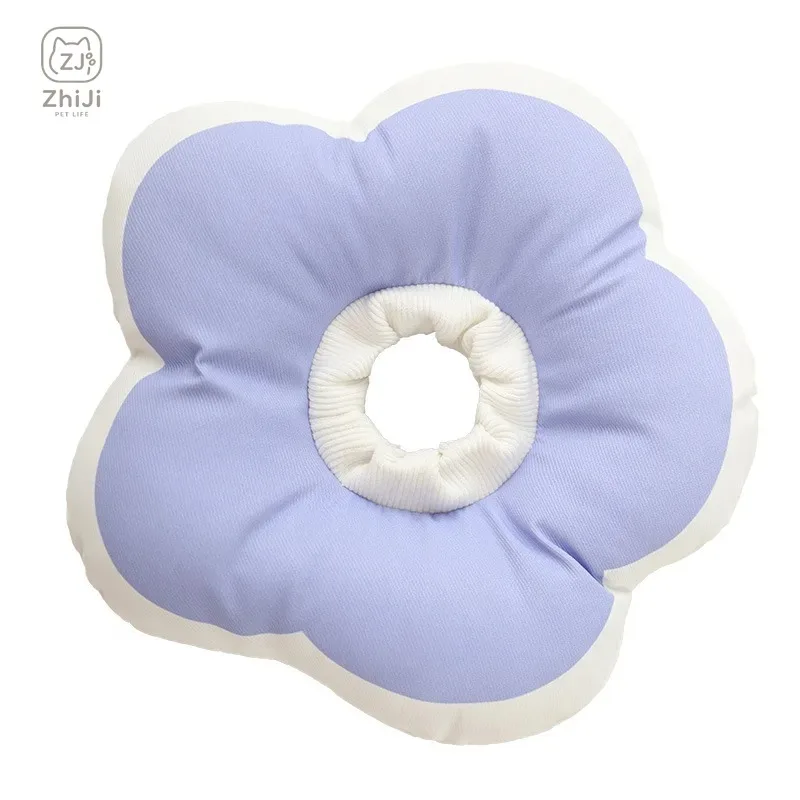 Adjustable Cat Recovery Collar Elizabethan Anti-Bite Lick Dog Neck Cone Pet Surgery Aid Comfortable Donut Design for Cats And Do