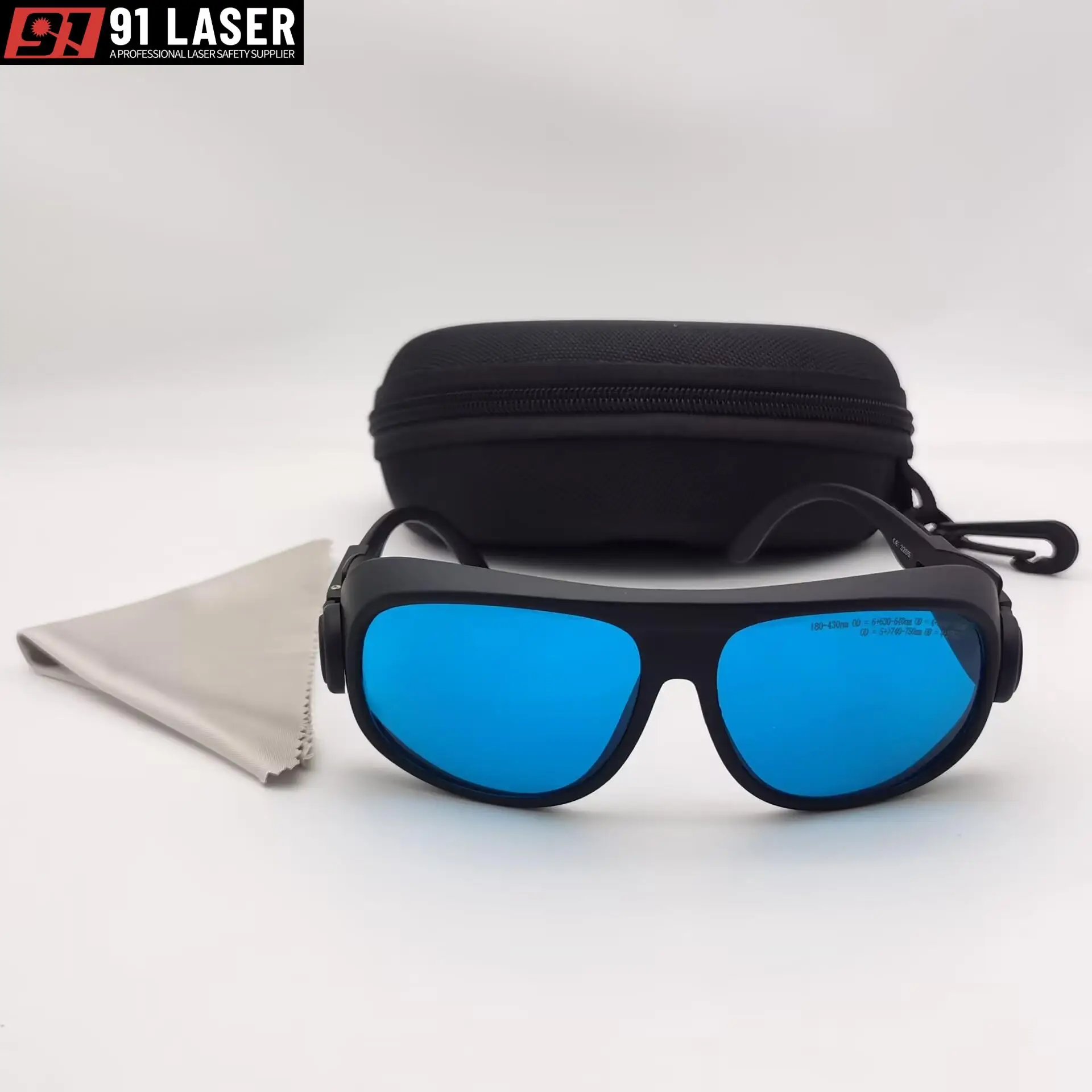 

Red Laser Safety Glasses For 266nm 355nm 635nm 650nm 660nm 694nm Lasers OD4+ VLT 25%