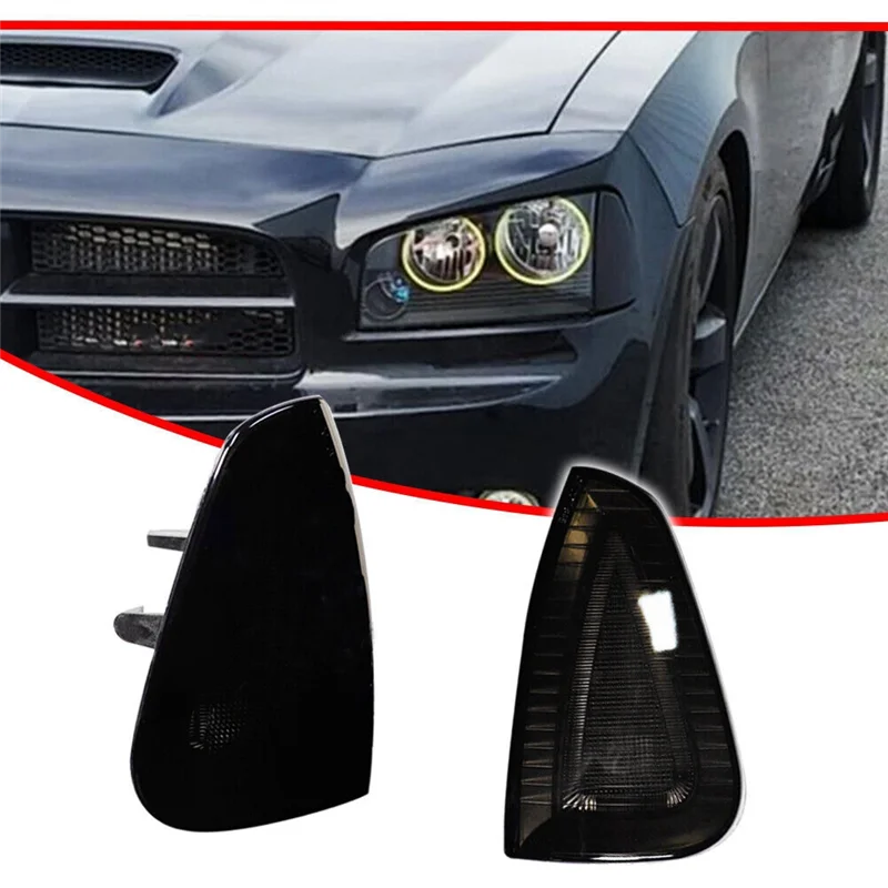 AW-Car المدخن عدسة الزاوية وقوف السيارات ماركر أضواء الإشارة العلب ل شاحن دودج 2006-2010 4806218AD 4806219AD أجزاء