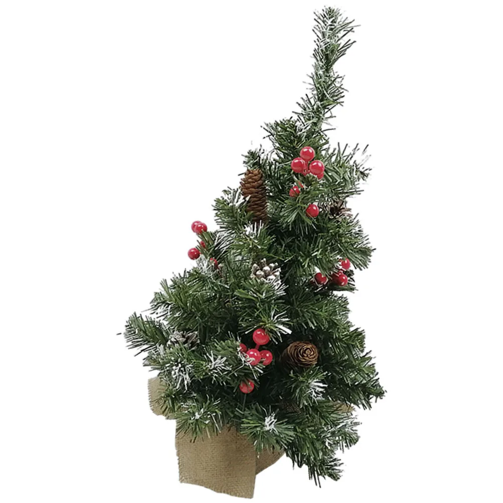 

Mini Artificial Christmas Tree 20Cm Tabletop Xmas Decor Home Party Festival Scene Snow Pine Ornament Desktop Decoration