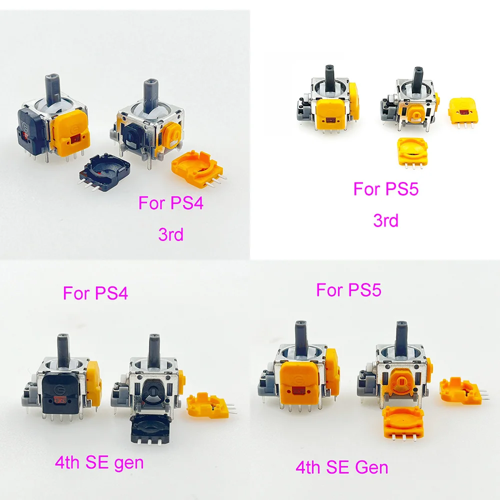 20PCS=10Pairs 3rd 4th Gen  Hall Joystick Module Joystick Magnetic For Play Station 5 PS5 PS4 Controller Dualsense