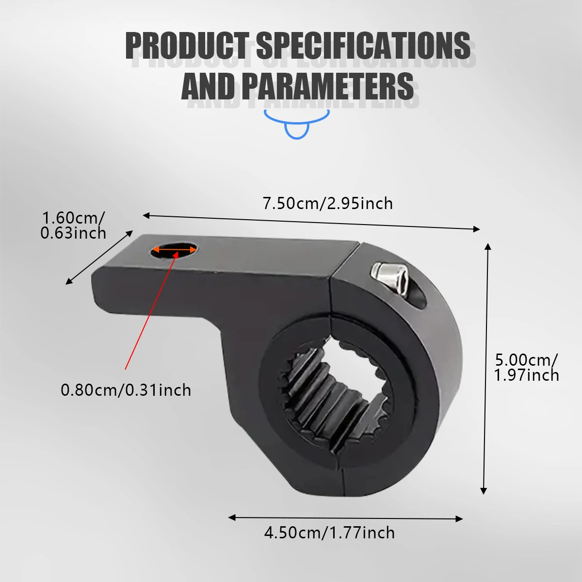 Los más nuevos soportes de abrazaderas para faros LED de motocicleta, Kit de montaje de abrazadera de tubo para focos de motocicleta, montaje de luz