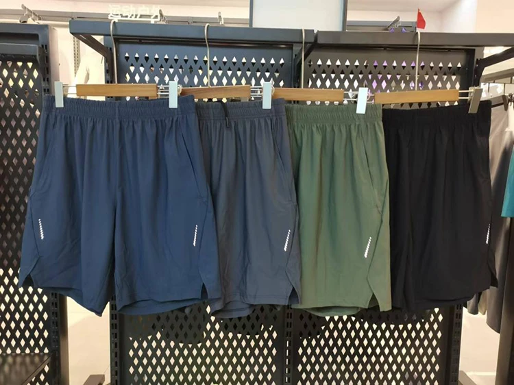 Mens Shorts Light Weight Thin Elasticity Pants Running Squat Fitness Training GYM Quick-drying Drawstring Shorts Sweatpants