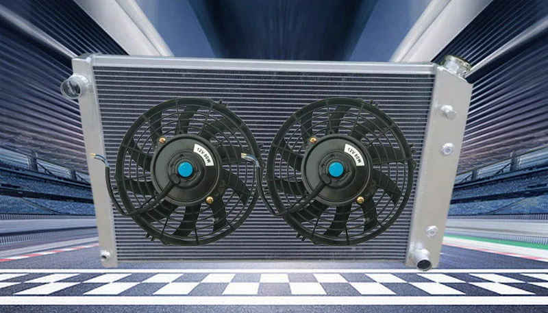 Aluminum Radiator+FAN for 1981-1991 Chevy K10 K20 K30 C10 C20 C30 C1500 C2500 C3500
