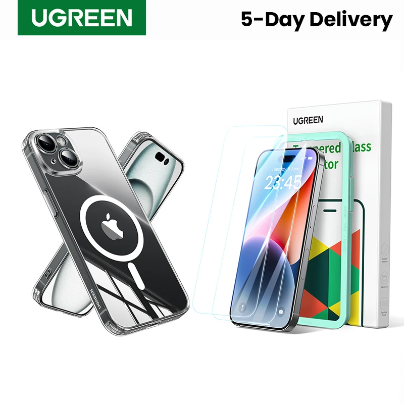 UGREEN Magnetic Case for iPhone 15 14 13 Pro Max Case for iPhone 14 Pro Max 15 Plus 15pro Macsafe TPU Cases