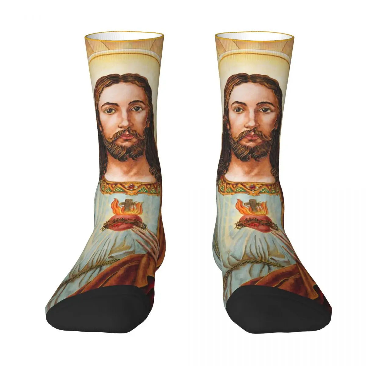 Jesus Christ Men Women Socks Motion Beautiful Spring, Summer, Autumn, and Winter Dressing Gifts