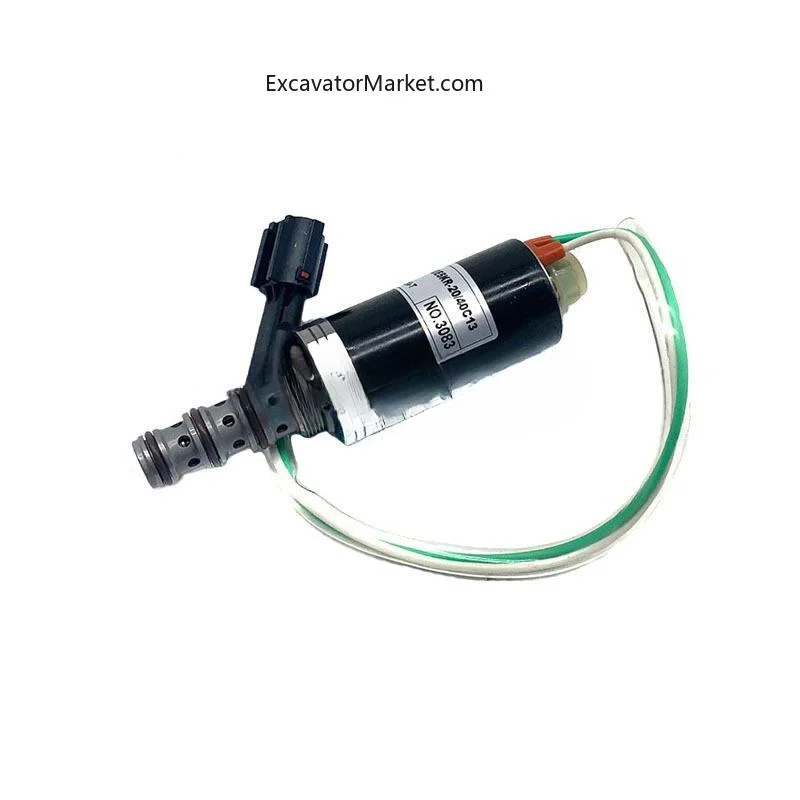 For Kobelco SK200-3 hydraulic pump solenoid valve KDRDE5KR-20 40C13-203A SKX5P-17-210 high quality accessories For excavator