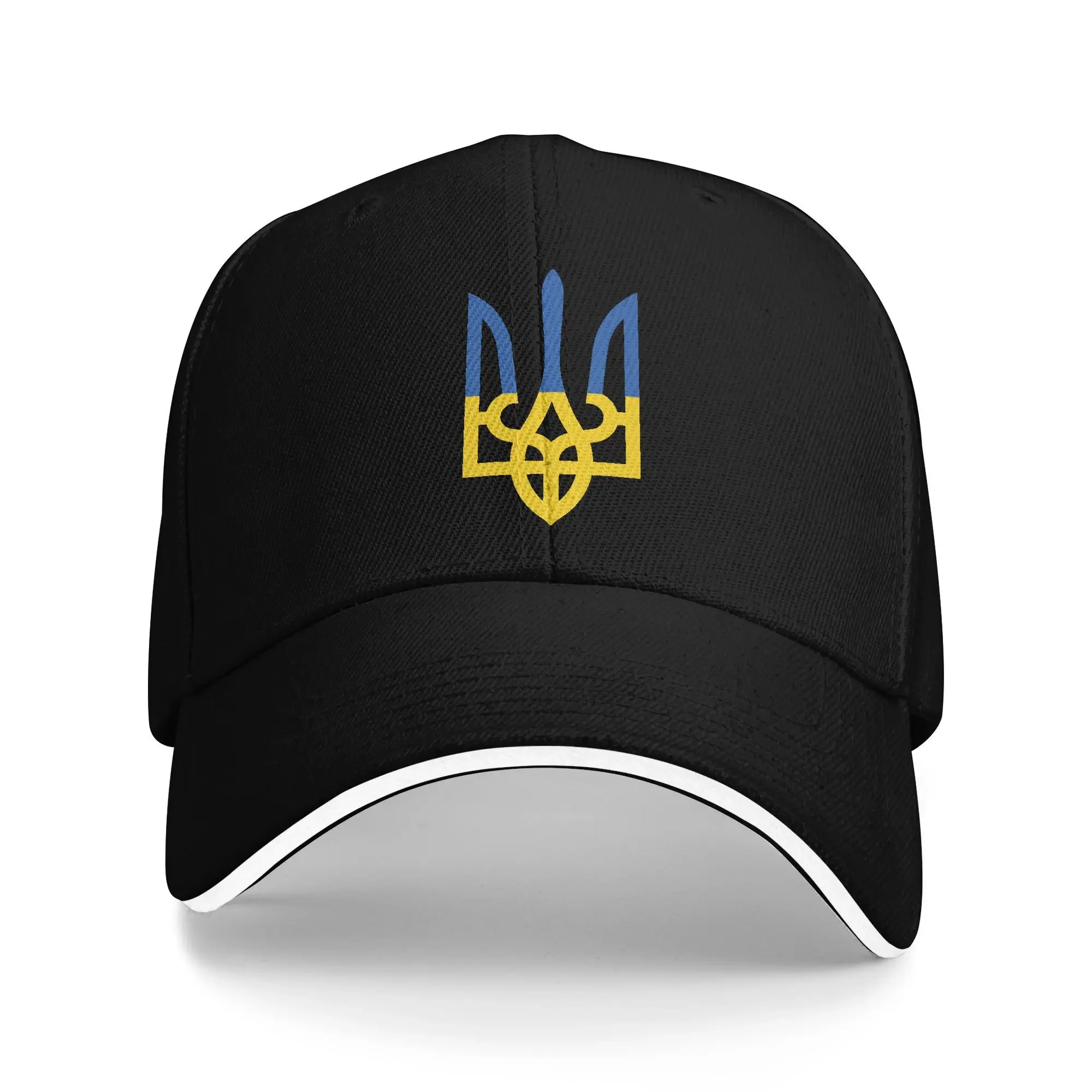 Mujeres Hombres Tryzub Ucrania Ucrania sombrero al aire libre gorra de camionero de primavera nueva gorra de béisbol 2024 sombreros de protección solar