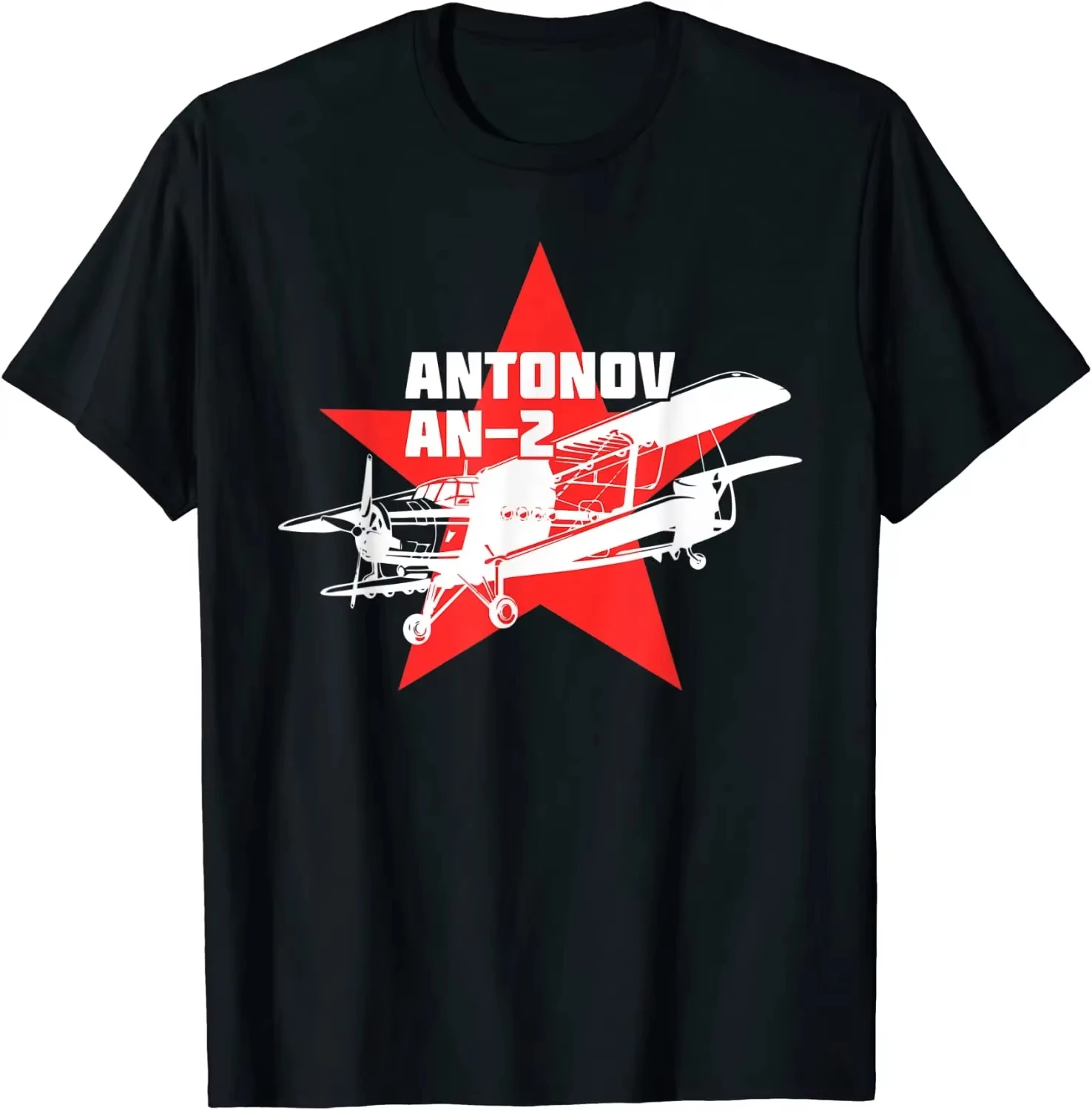 2026 New Cool Airplane Russian Antonov An-2 Aviator Biplane Men T-Shirt Short Sleeve Casual Summer Father & Son T-