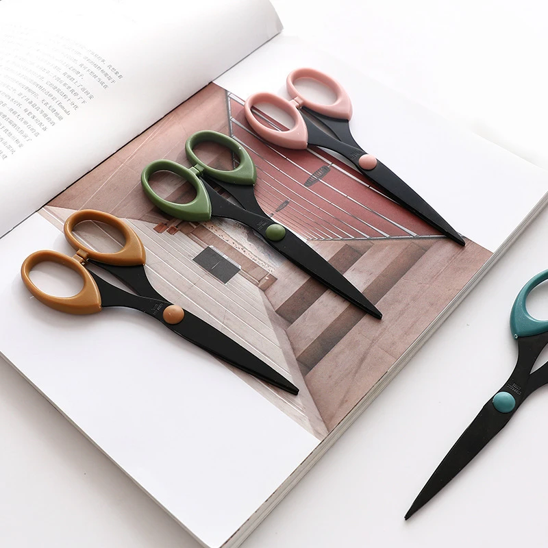 1 pc/set Stainless Steel Ultra Sharp Blades and Comfort Grip Handles Scissors - For Office, Home, School, Sewing, And Crafts